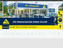 Tablet Screenshot of kfz-meisterbetrieb-grundl.de